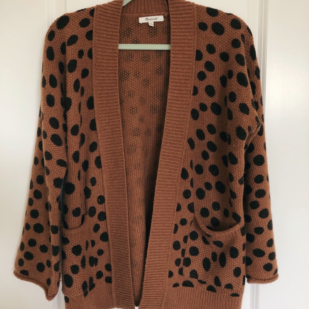 Spotted Madewell cardigan